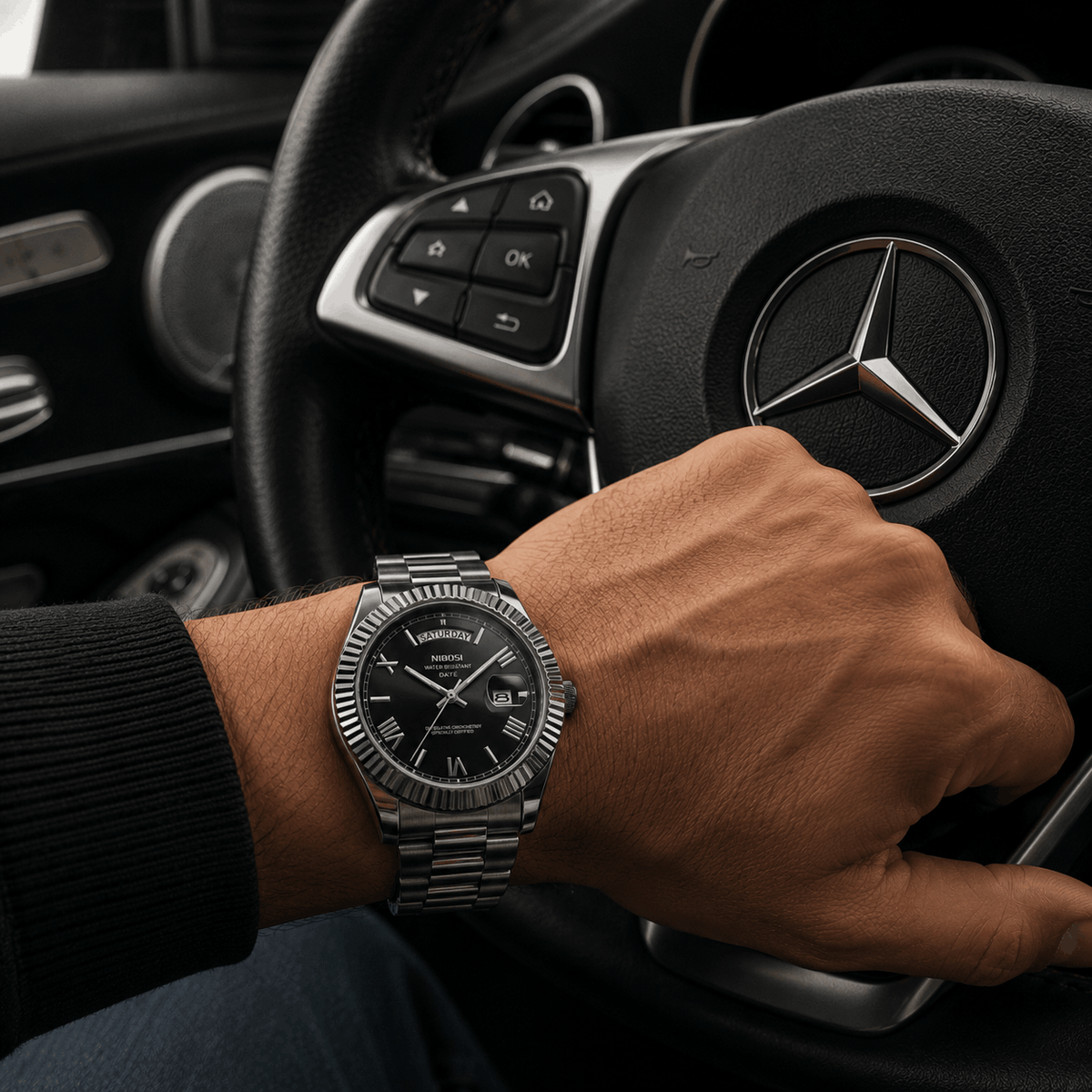 Arthur Nibosi® Royale Silver - 40MM
