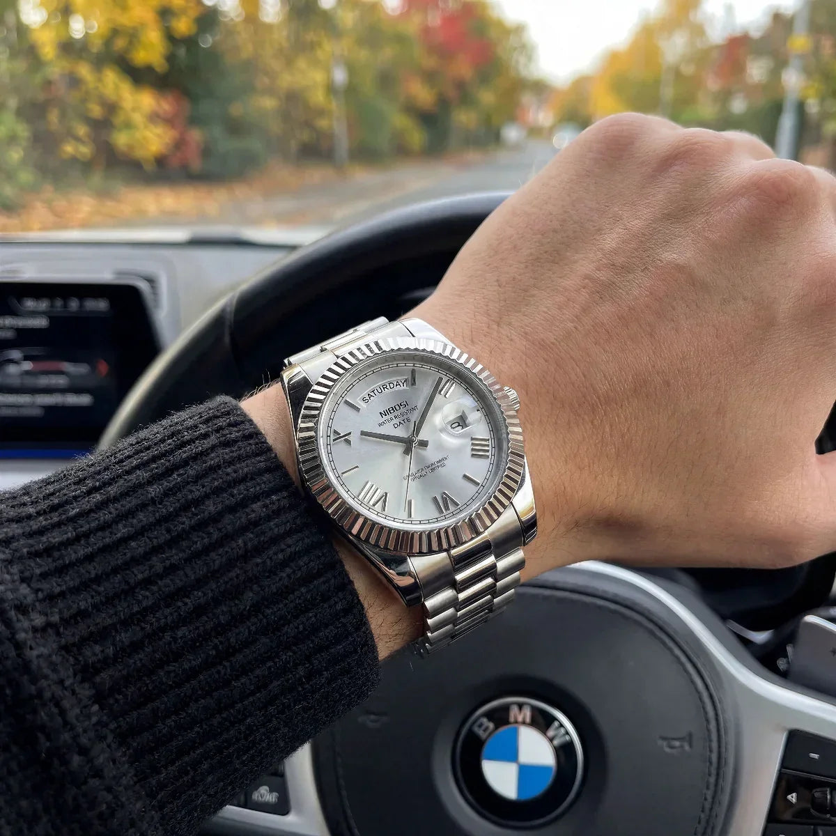 Arthur Nibosi® Royale Silver - 40MM