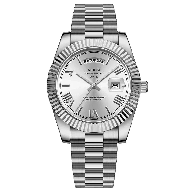Arthur Nibosi® Royale Silver - 40MM